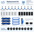 Eufy RoboVac 11S Replacement Parts Kit – 30 Pieces – Compatible with 11S, 11S Plus, 15C, 15T, 12, 30, 30C, 25C & 35C