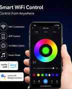 5M Smart WiFi RGB LED Neon Strip Light – Waterproof IP65, App & Remote Control
