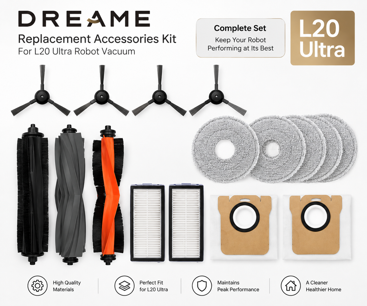 Dreame L20 Ultra Replacement Accessories Kit -Robot Vacuum Parts
