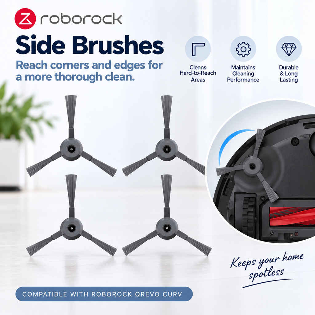 Roborock Qrevo Curv Replacement Accessories Kit – 14 Piece Set