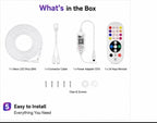 5M Smart WiFi RGB LED Neon Strip Light – Waterproof IP65, App & Remote Control
