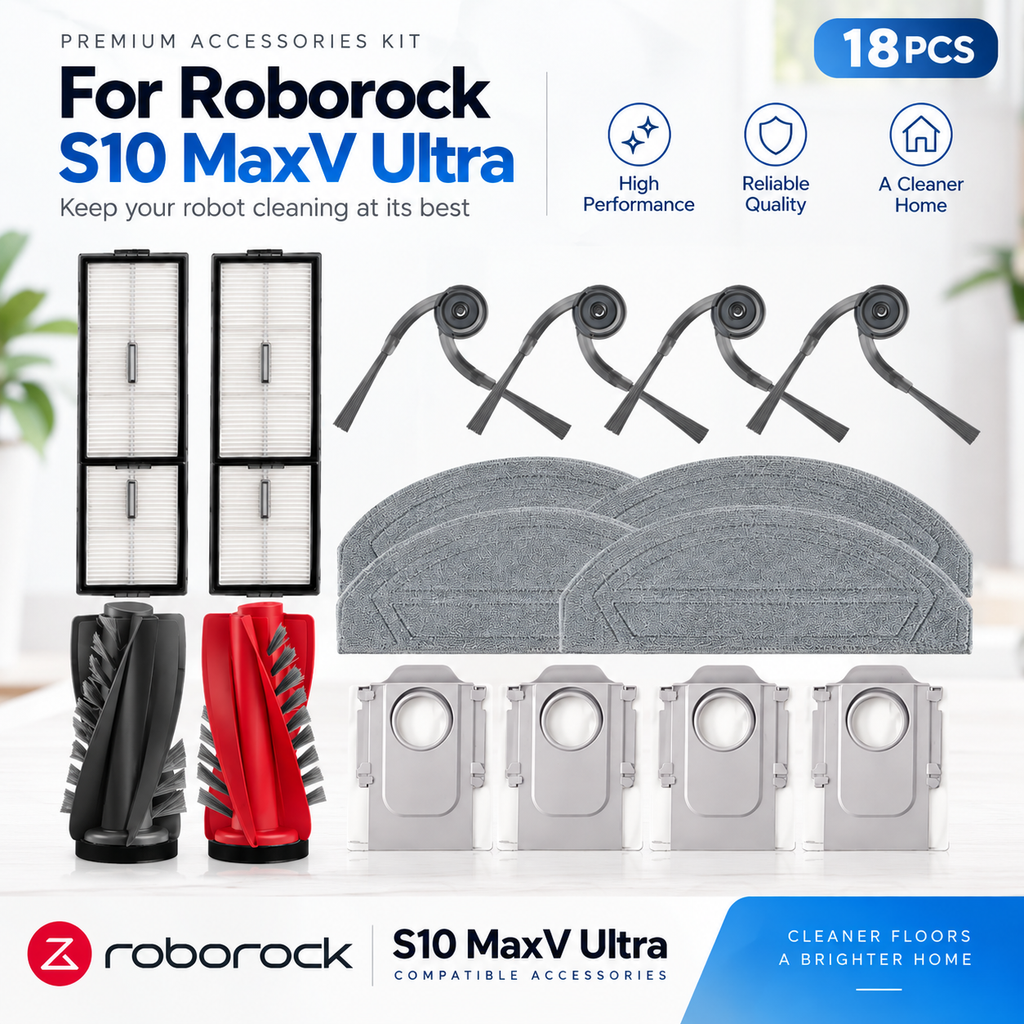 Roborock S10 MaxV Ultra Replacement Accessories Kit
