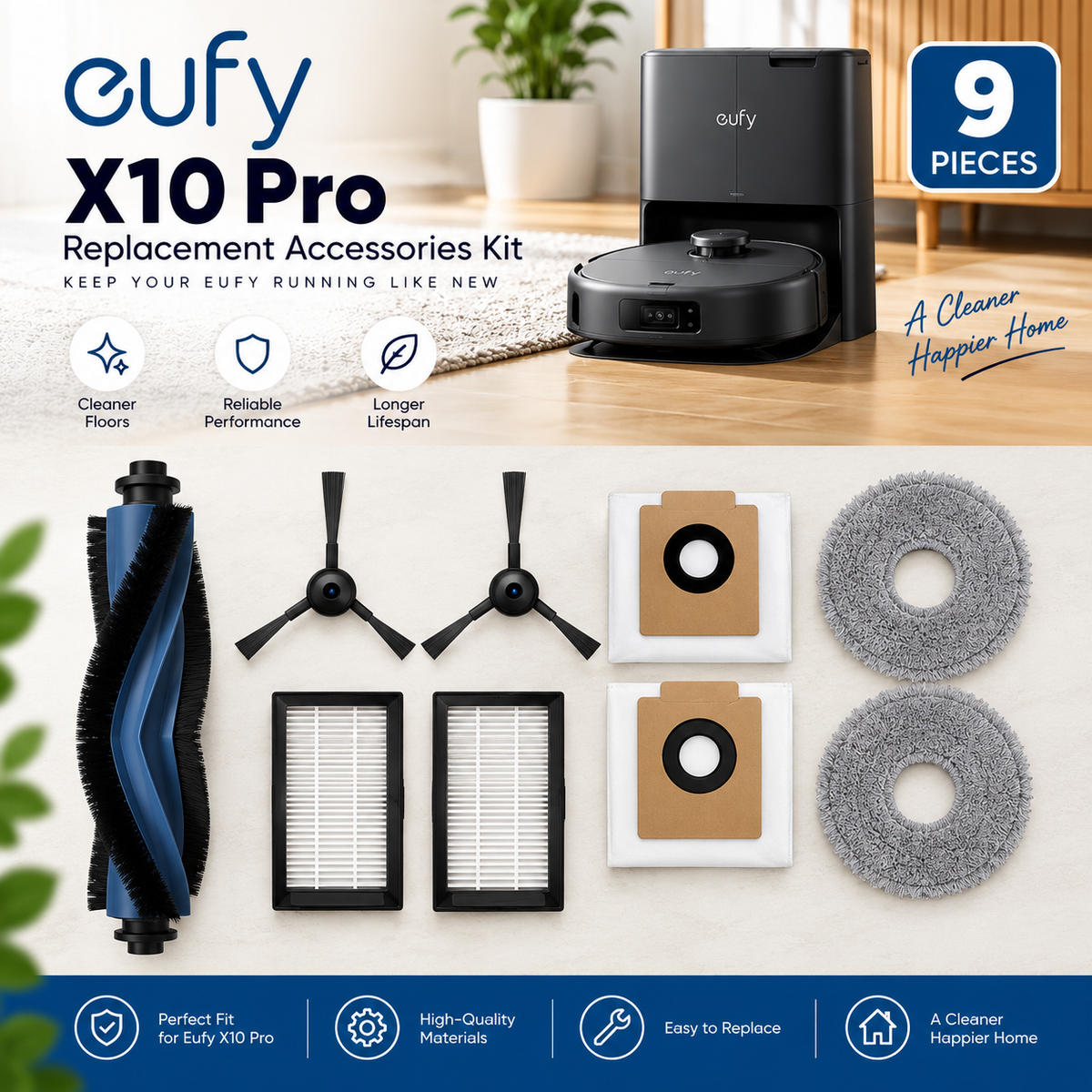 Eufy X10 Pro Omni Replacement  Accessories kit