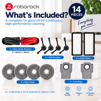 Roborock Qrevo Curv Replacement Accessories Kit – 14 Piece Set