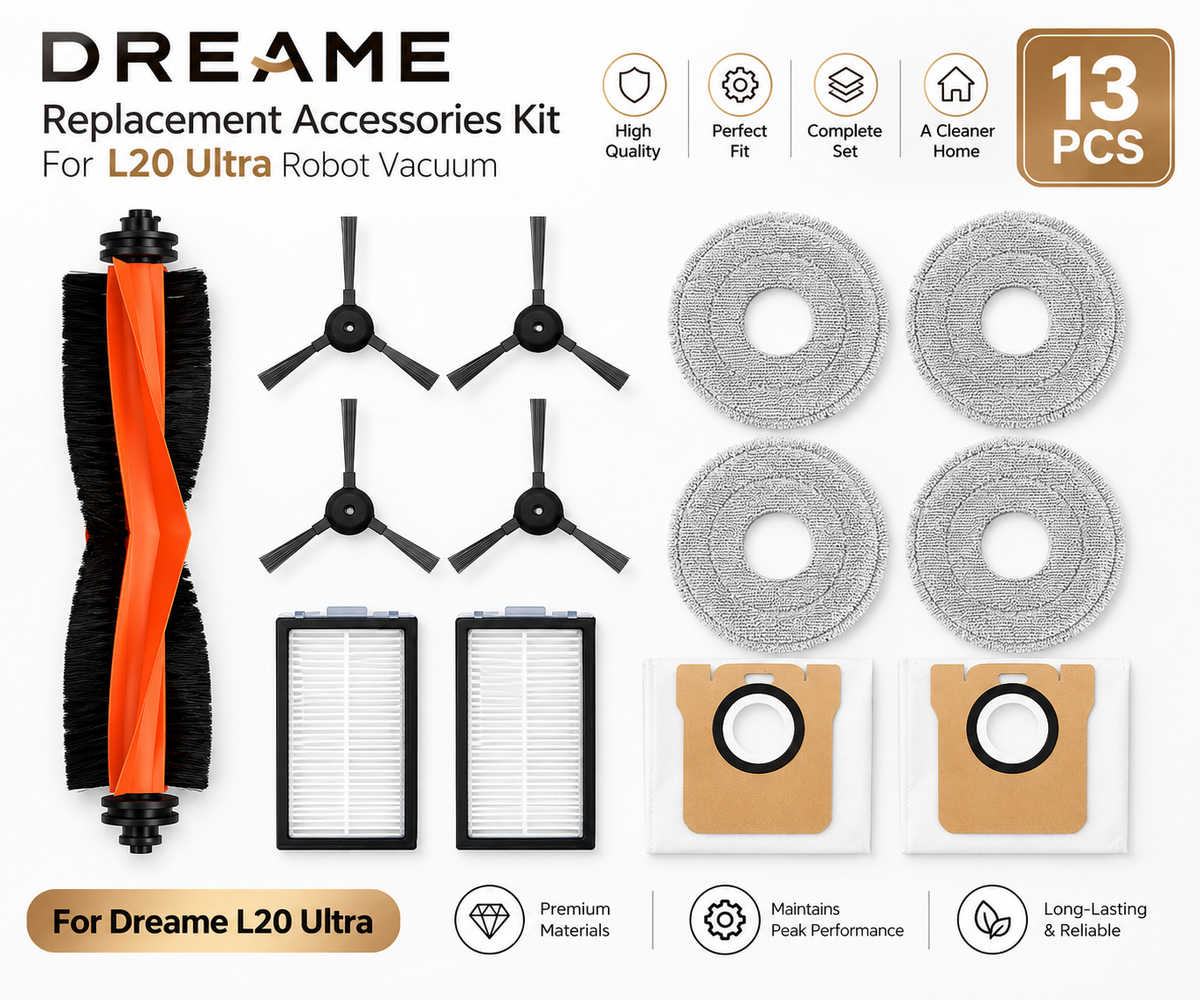 Dreame L20 Ultra Replacement Accessories Kit -Robot Vacuum Parts