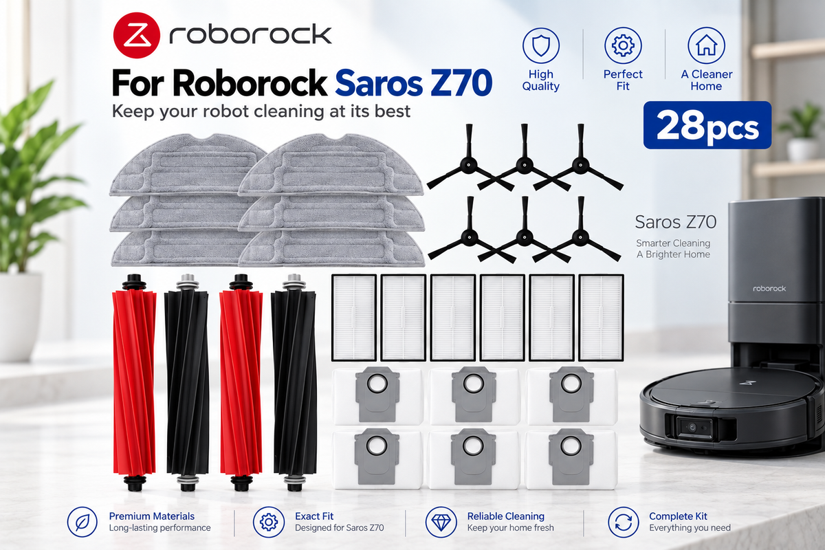Roborock Saros Z70 Saros Z70 Ultra Robot Vacuum Cleaner replacement kit